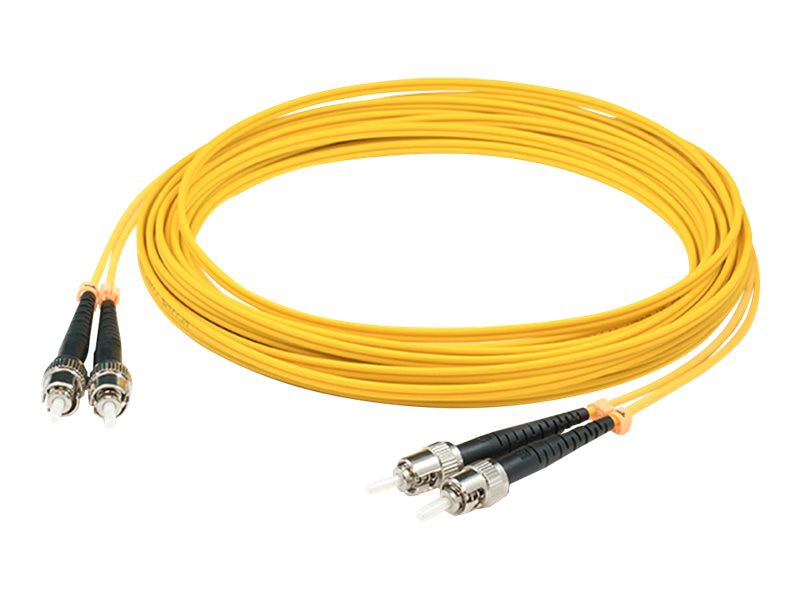 Proline 20m ST to ST Yellow OS2 Duplex OFNR (Riser-Rated) SMF Fiber Patch C