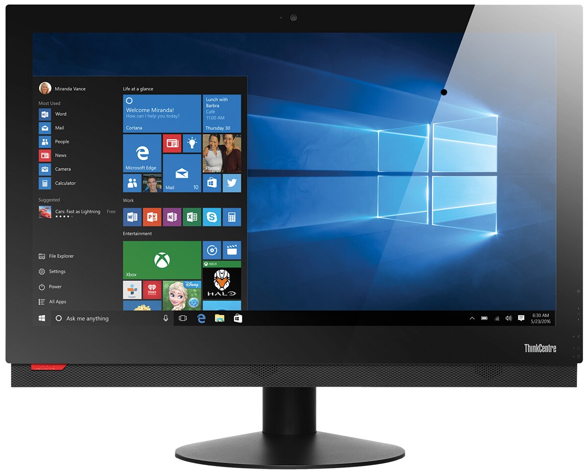 Lenovo ThinkCentre M910z - all-in-one - Core i5 6500 3.2 GHz - 8 GB - 500 GB - LED 23.8" - English - US