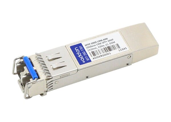 AddOn Juniper SFPP-10GE-LRM Compatible SFP+ Transceiver - SFP+ transceiver module - 10 GigE