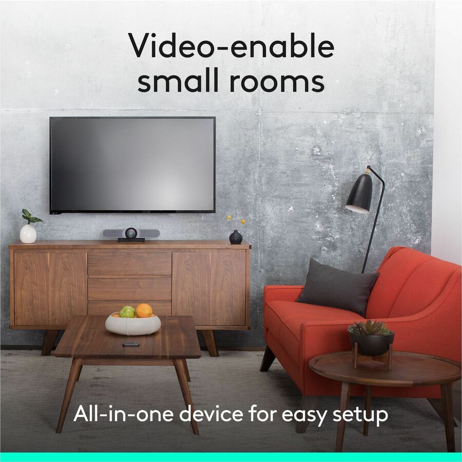 Thumbnail 3 of 11 for Logitech MeetUp All-in-One Conference Camera for Huddle and Small Rooms - Works with Microsoft Teams, Zoom, Google Meet
