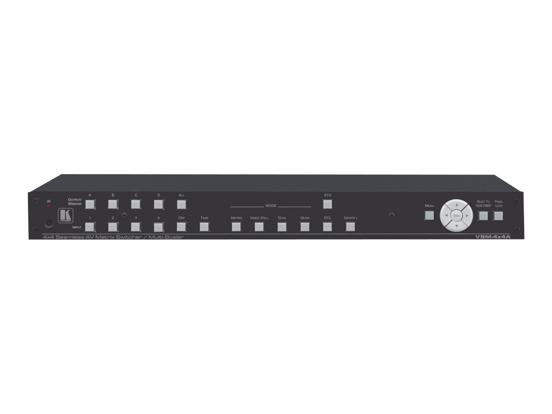Kramer 4x4 Seamless AV Matrix Switcher/Multi-Scaler - video/audio switch -