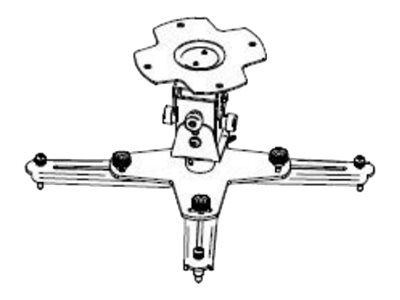 Christie One Mount Plus bracket - for projector - white