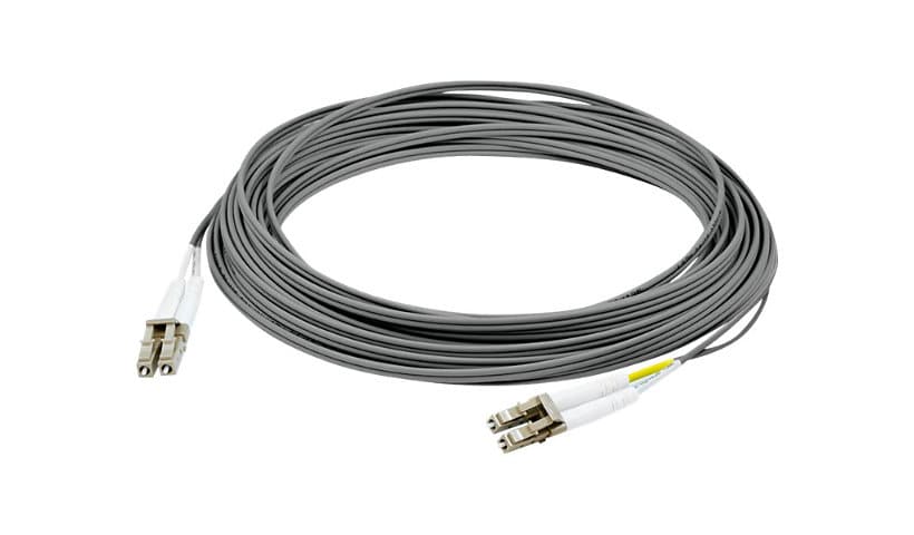 Proline 2m LC (M) to LC (M) Gray OM3 Duplex OFNR Fiber Patch Cable