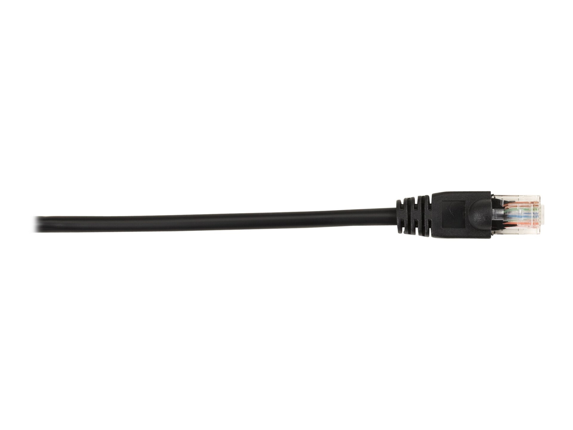 Black Box 10ft Black CAT6 Gigabit UTP Patch Cable, 250Mhz, Snagless 10-Pack