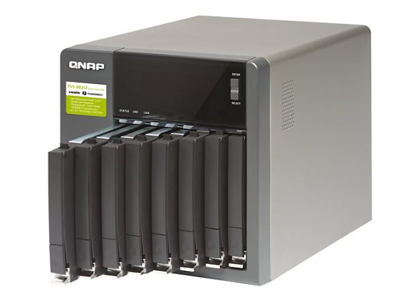 QNAP TVS-882ST2 - NAS server - 0 GB