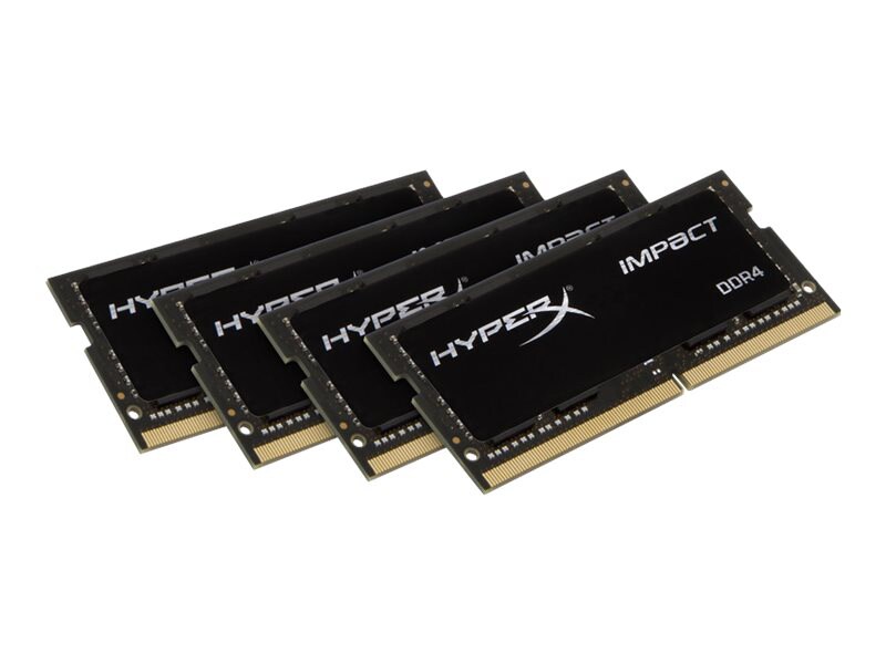 HyperX Impact - DDR4 - 32 GB: 4 x 8 GB - SO-DIMM 260-pin - unbuffered