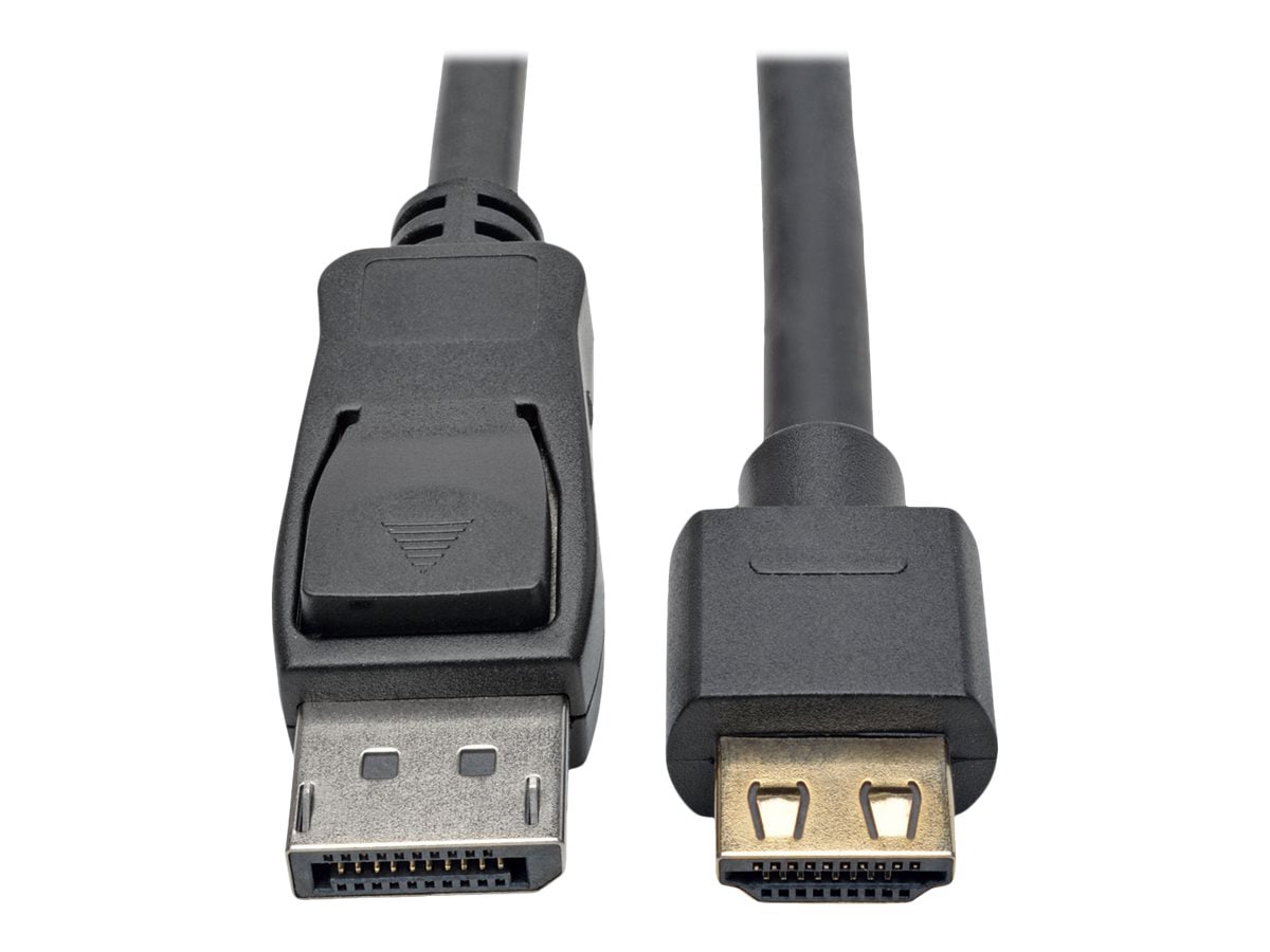 Eaton Tripp Lite Series DisplayPort 1.2 to HDMI Active Adapter Cable (M/M), 4K 60 Hz, Gripping HDMI Plug, HDCP 2.2, 12