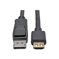 Tripp Lite DisplayPort to HDMI Adapter Cable With Gripping HDMI Plug Active DP 1.2a to HDMI 4K 12ft 12' - adapter cable