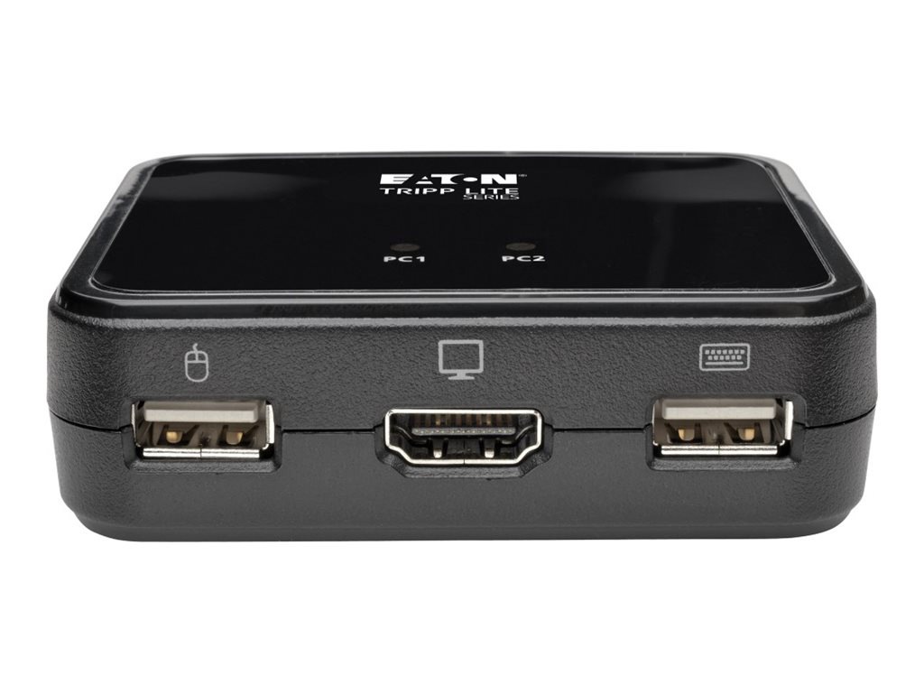 Thumbnail 2 of 10 for Eaton Tripp Lite series 2-Port USB/HD Cable KVM Switch with Audio/Video, Cables and USB Peripheral Sharing - KVM / audio