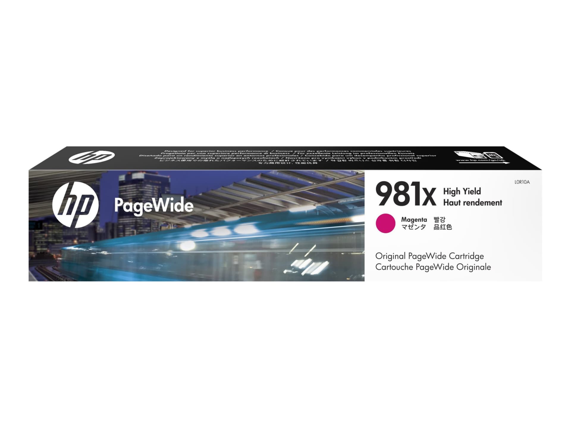 HP 981X (L0R10A) Original High Yield Inkjet Ink Cartridge - Single Pack - M