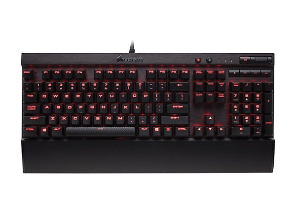 CORSAIR Gaming K70 RAPIDFIRE Mechanical - keyboard - English - US - anodized brushed aluminum