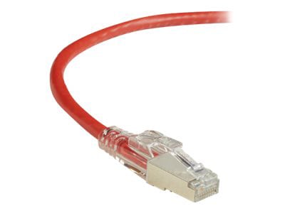 Black Box GigaBase 3 patch cable - 1 ft - red
