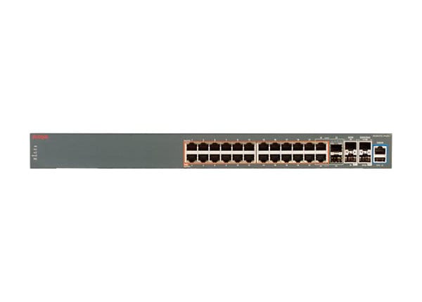 Avaya Ethernet Routing Switch 3626GTS-PWR+ - switch - 26 ports - managed - rack-mountable