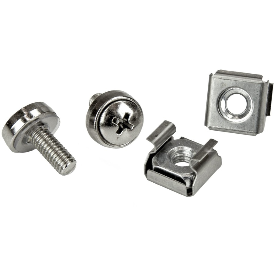 StarTech.com M5 Rack Screws and M5 Nuts - M5 Cage Nuts and Screws - 20 Pack