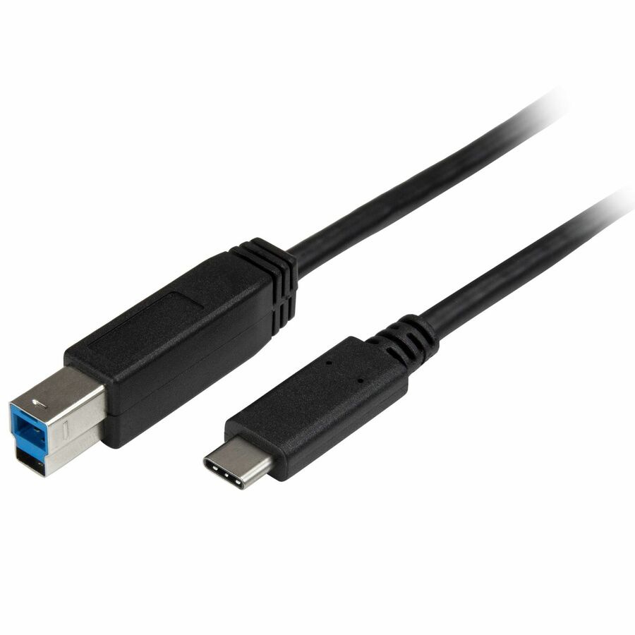 Thumbnail 2 of 6 for StarTech.com 6.6ft (2m) USB-B to USB-C Cable, USB 5Gbps, Data Cord, USB 3.0, USB-C Data Transfer Cable