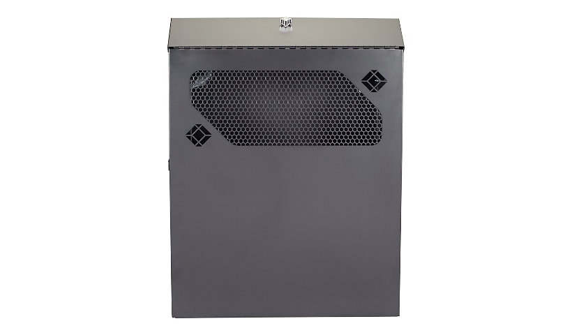 Black Box Low-Profile Vertical Wallmount Cabinet - cabinet - 4U