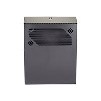 Black Box Low-Profile Vertical Wallmount Cabinet - cabinet - 4U