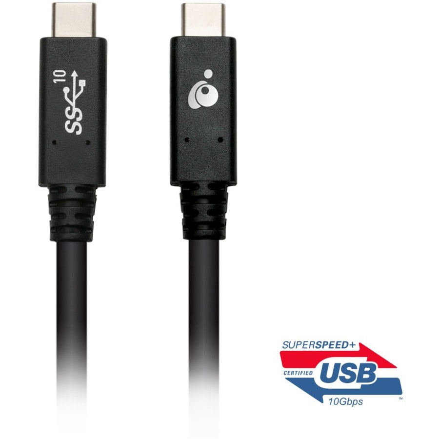 IOGEAR Smart USB-C to USB-C [USB-IF Certified] 10Gbps 3.3ft (1m) Cable with