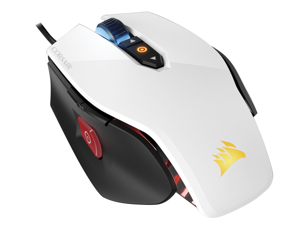 CORSAIR Gaming M65 PRO RGB FPS - mouse - USB - white