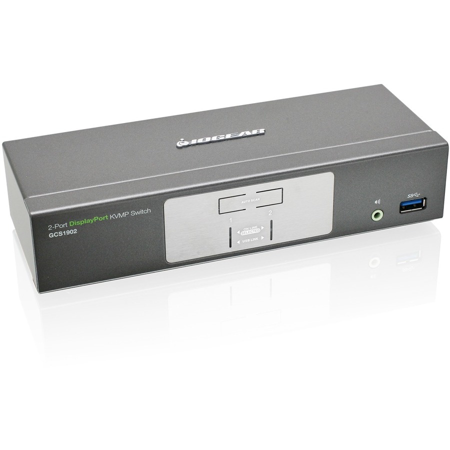 Thumbnail 3 of 6 for IOGEAR 2-Port DisplayPort KVMP Switch with USB 3.0 Hub (TAA Compliant)