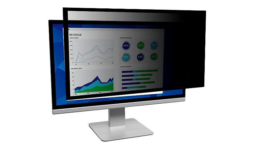 3M Framed Privacy Filter for 21.5" Monitors 16:9 - display privacy filter - 21.5"-22" wide (LCD)