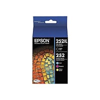 Epson 252XL Combo pack - 4-pack - XL - black, yellow, cyan, magenta - origi
