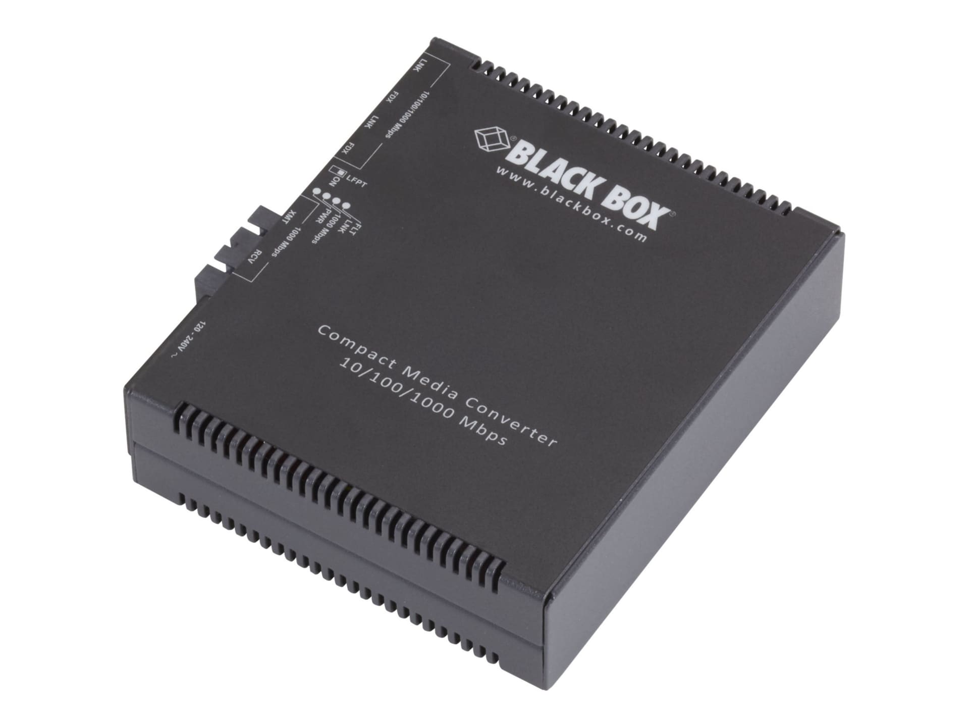 Black Box Compact Media Converter - fiber media converter - GigE