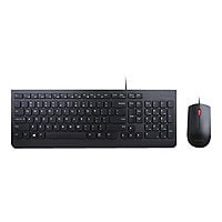 Lenovo Essential Wired Combo - keyboard and mouse set - Canadian French Inp