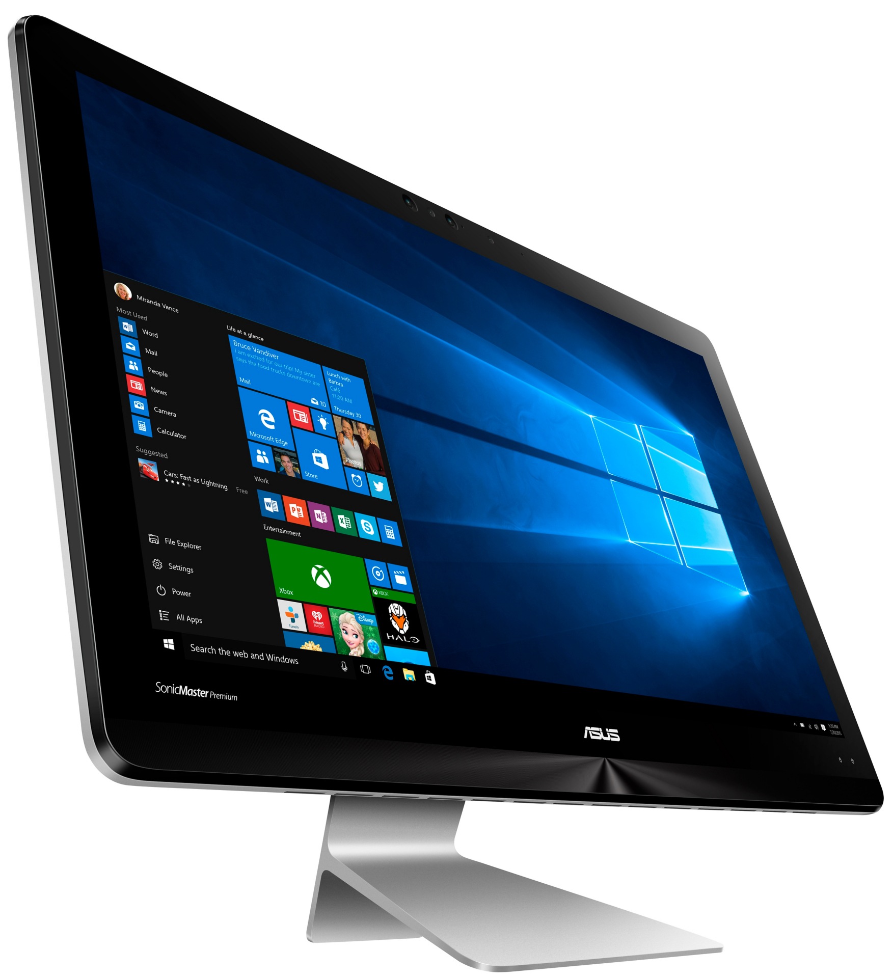 ASUS Zen AiO ZN241ICUT - all-in-one - Core i5 7200U 2.5 GHz - 8 GB - 1.128 TB - LED 23.8"