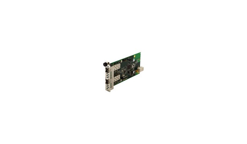 Transition Networks ION Chassis Card - fiber media converter - 10Mb LAN, FDDI, 100Mb LAN, InfiniBand, Fibre Channel, 2Gb