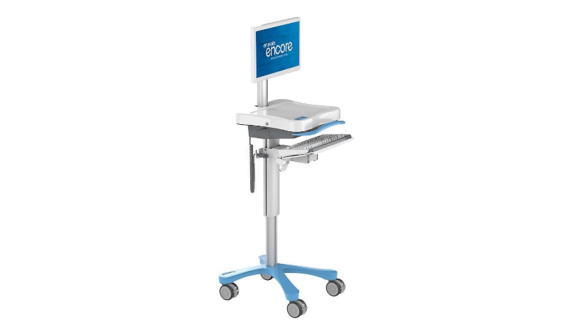 Enovate Medical Encore Lite Non-Powered cart - for LCD display / keyboard / mouse / CPU