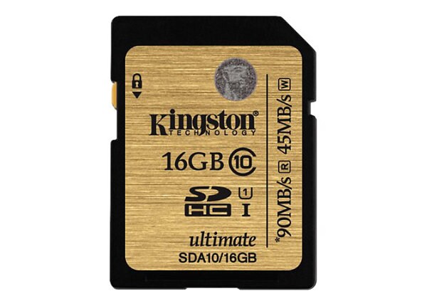 Kingston Ultimate - flash memory card - 16 GB - SDHC UHS-I