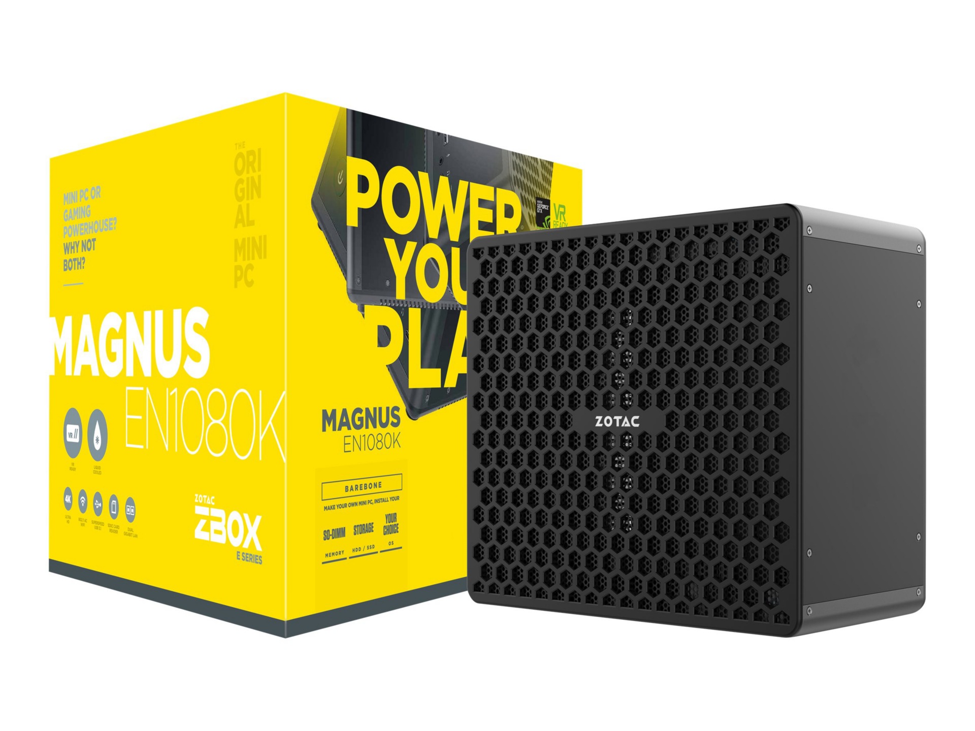 ZOTAC ZBOX E Series MAGNUS EN1080K - mini PC - Core i7 7700 3.6 GHz - 8 GB - 1.12 TB
