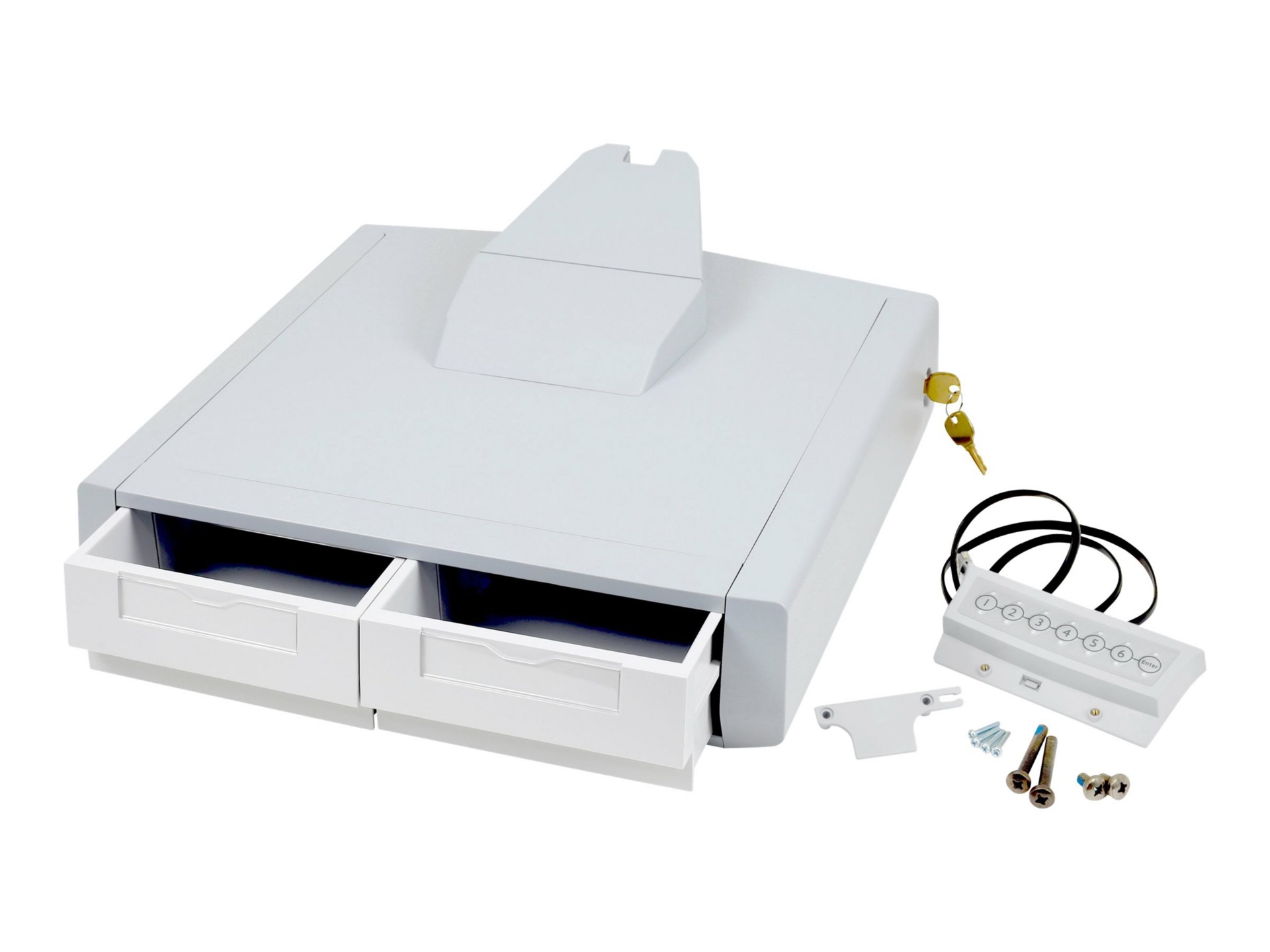 Ergotron StyleView SV43 Series Primary Double mounting component - gray, wh