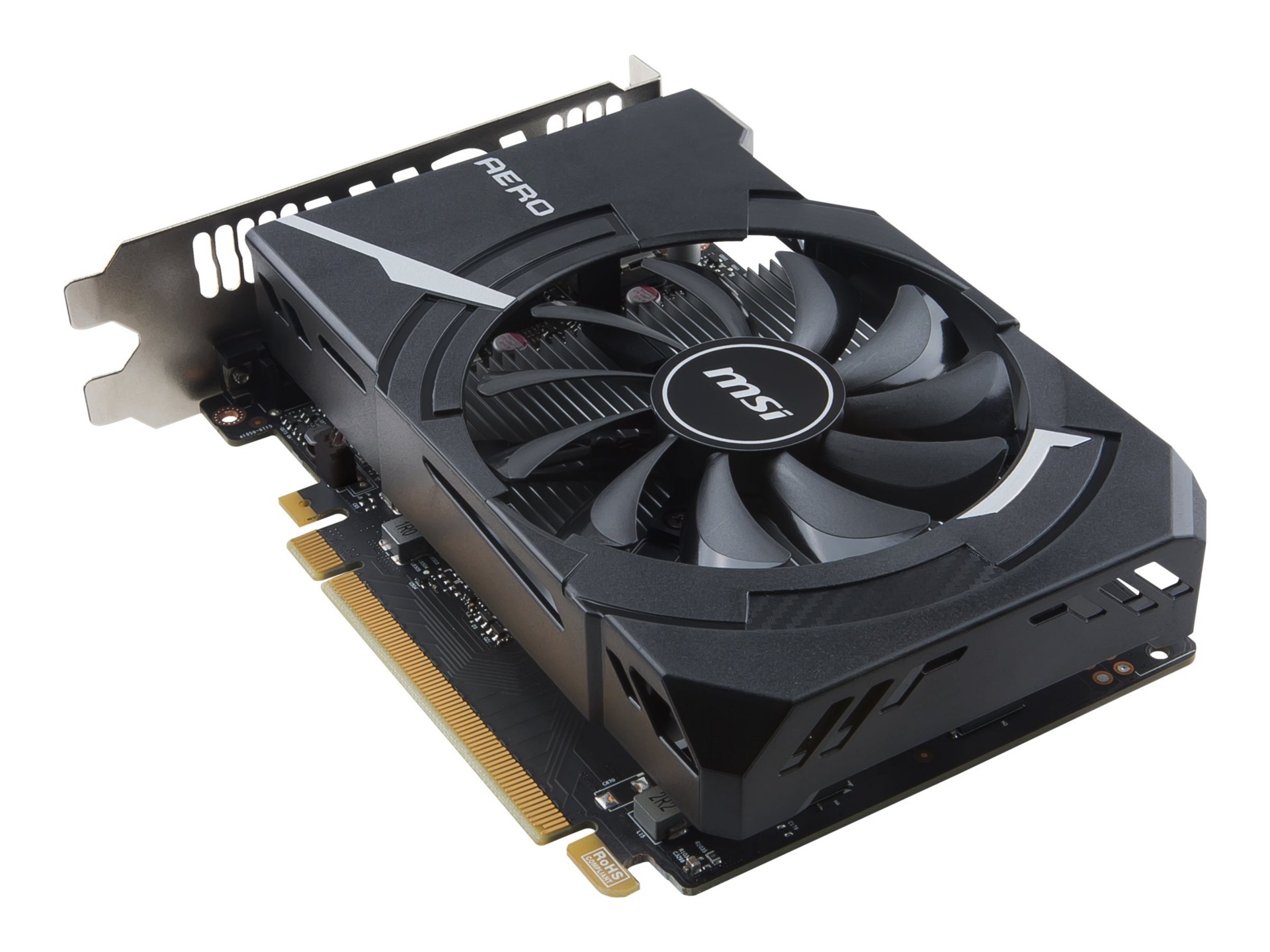 MSI GTX 1050 AERO ITX 2G OC - graphics card - NVIDIA GeForce GTX 1050 - 2 GB