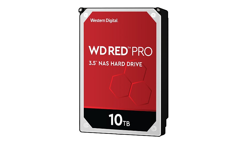 WD Red Pro NAS Hard Drive WD101KFBX - hard drive - 10 TB - SATA 6Gb/s