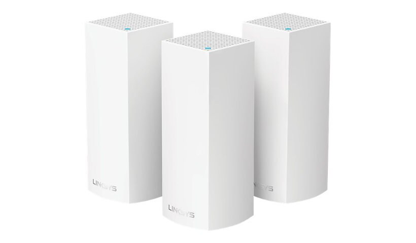 Linksys VELOP Solution Wi-Fi Multiroom WHW0303 - système Wi-Fi - Wi-Fi 5 - Bluetooth, Wi-Fi 5 - de bureau