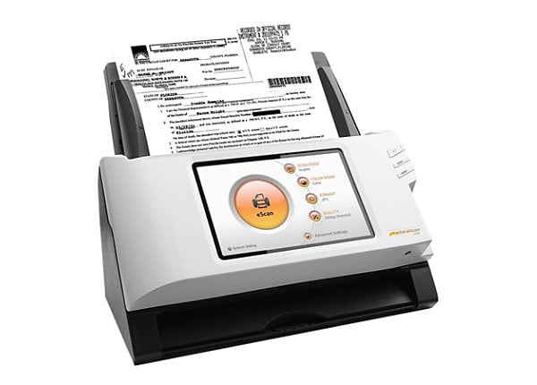 Plustek eScan A250 - document scanner - desktop - USB 2.0, LAN