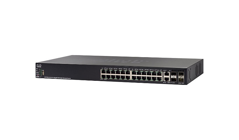 Cisco 550X Series SG550X-24MPP - switch - 24 ports - managed - rack-mountable