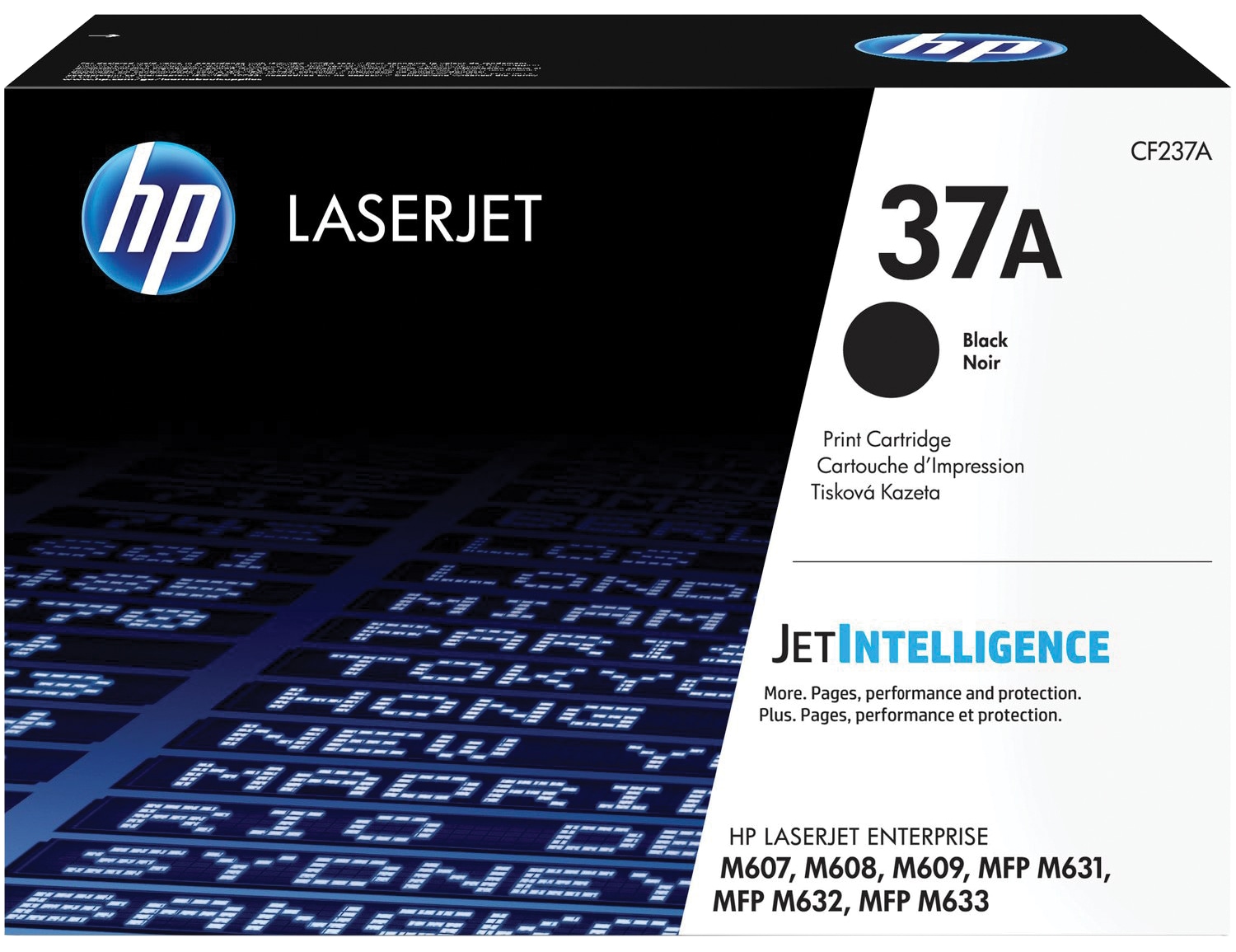 HP 37A (CF237A) Original Laser Toner Cartridge - Black - 1 Each