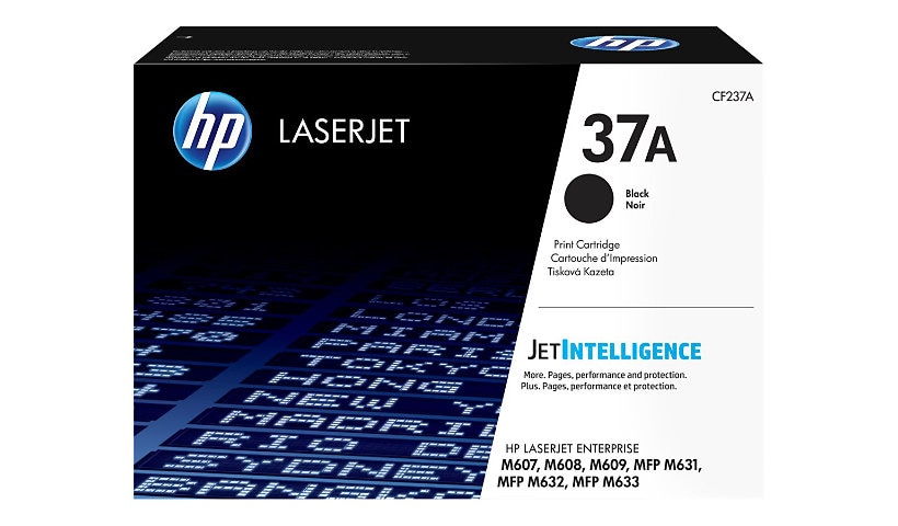 HP 37A (CF237A) Original Laser Toner Cartridge - Black - 1 Each