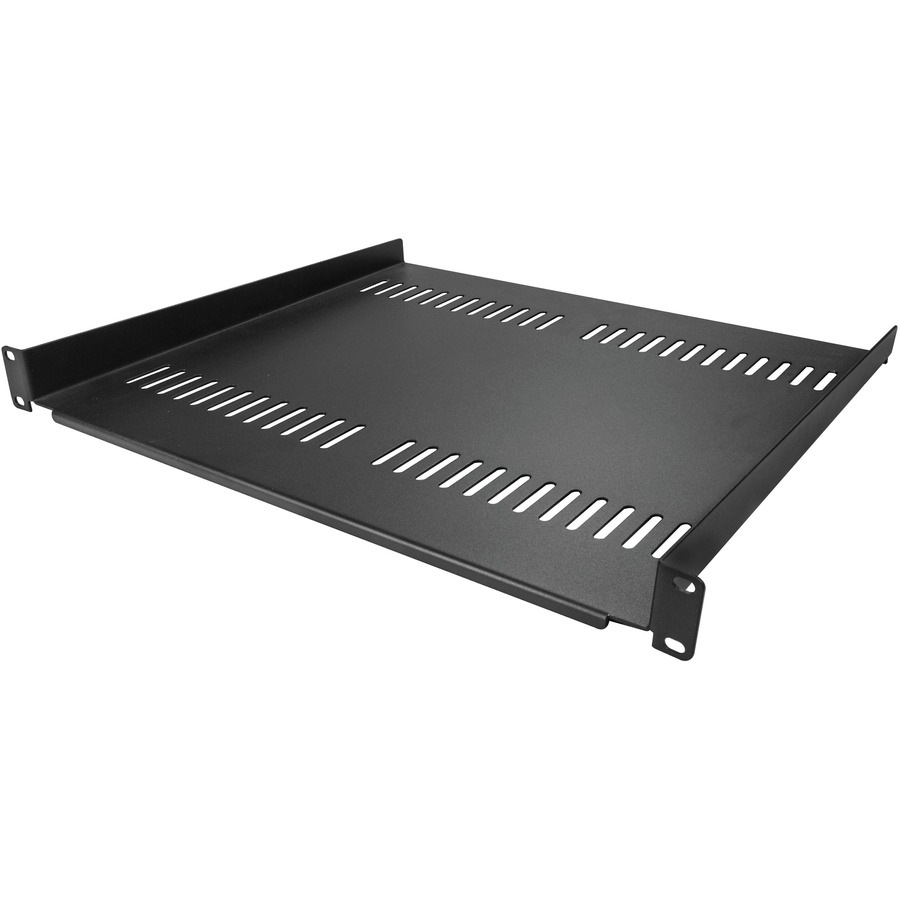 StarTech.com 1U Vented Server Rack Cabinet Shelf - Fixed 16" Deep Cantileve