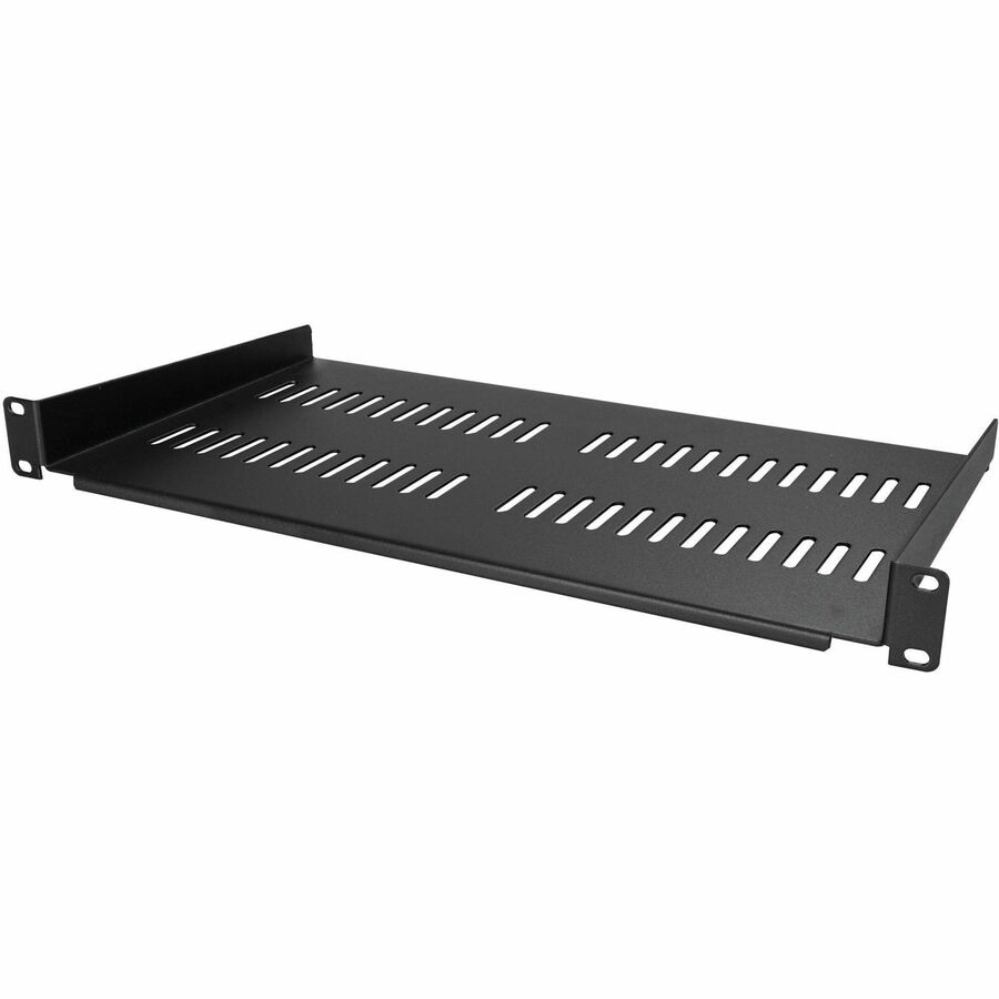 StarTech.com 1U Vented Server Rack Cabinet Shelf - Fixed 10in Deep Cantilever Rackmount Tray for 19" Data/AV/Network