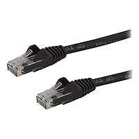 StarTech.com CAT6 Ethernet Cable 1' Black 650MHz CAT 6 Snagless Patch Cord