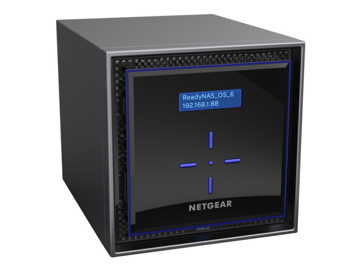 NETGEAR ReadyNAS 424 4-Bay 24TB Desktop, 1.5GHz, 2GB RAM (RN424D6)