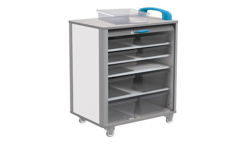 MooreCo Makerspace Mobile Tub Storage Cart larger - cart