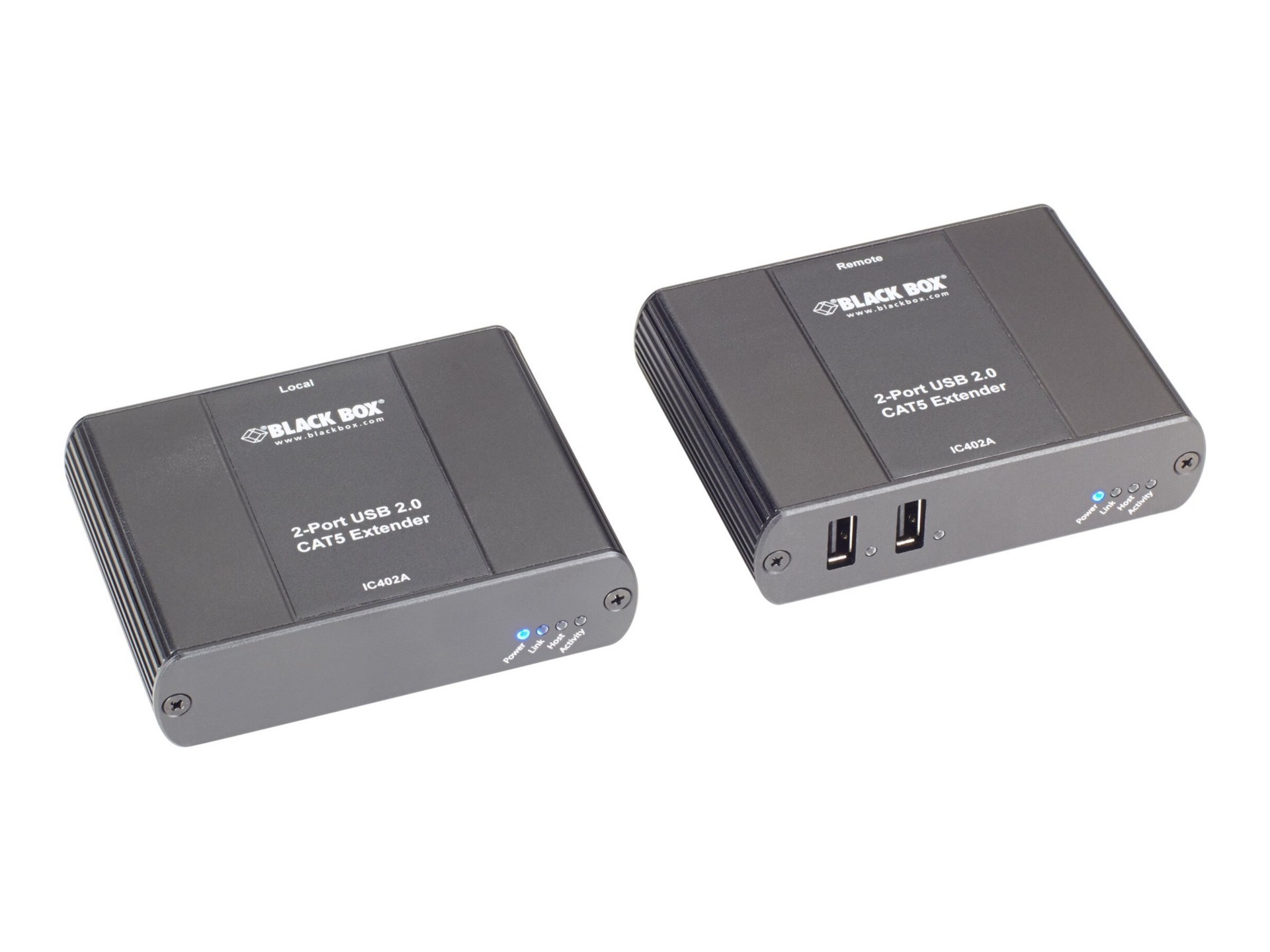 Black Box 2-Port CATx USB 2.0 Extender - USB extender - USB 2.0