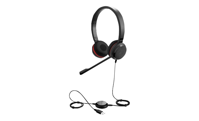 Jabra Evolve 30 II MS stereo - headset - USB, 3.5 mm jack