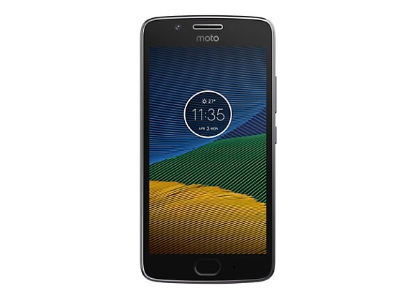 Motorola Moto G5 - gris lunaire - 4G LTE - 16 Go - GSM - smartphone