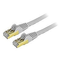 StarTech.com 5ft CAT6a Ethernet Cable - 10 Gigabit Category 6a Shielded Snagless 100W PoE Patch Cord - 10GbE Gray UL